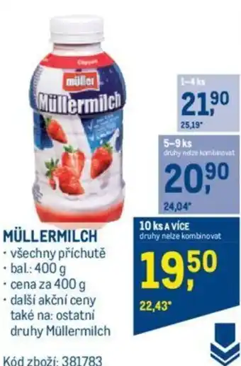 Makro MÜLLERMILCH nabídka