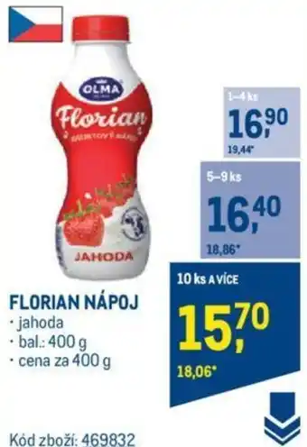 Makro FLORIAN NÁPOJ nabídka