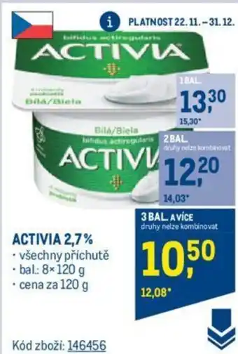 Makro ACTIVIA 2,7% nabídka