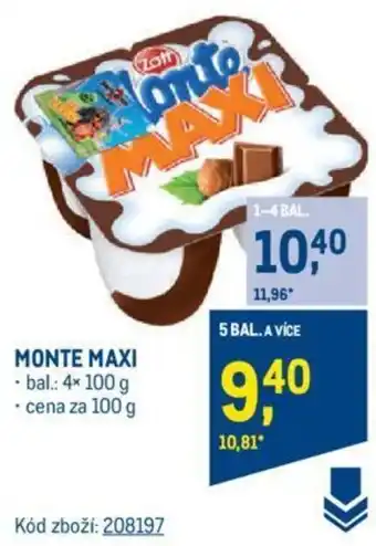 Makro MONTE MAXI nabídka