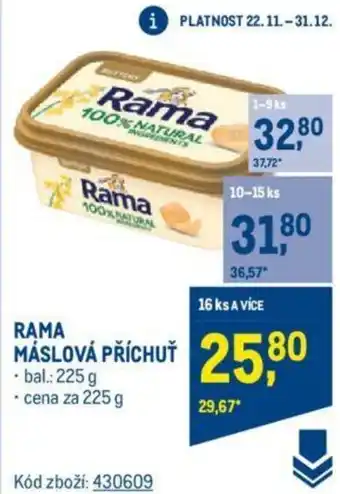 Makro RAMA Maslova Prichut nabídka
