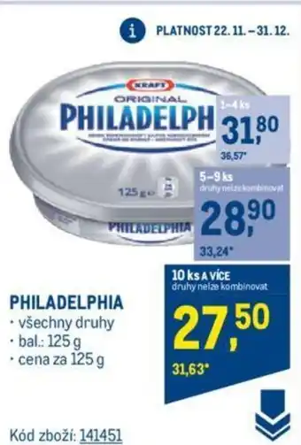 Makro PHILADELPHIA nabídka