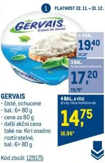 Makro GERVAIS nabídka