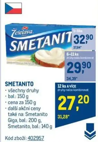 Makro SMETANITO nabídka