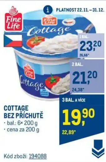Makro COTTAGE Bez Prichute nabídka