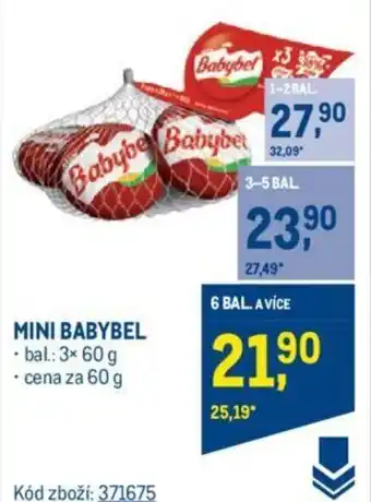 Makro MINI BABYBEL nabídka