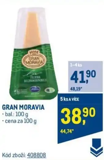 Makro GRAN MORAVIA nabídka