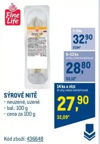 Makro SÝROVÉ NITĚ nabídka