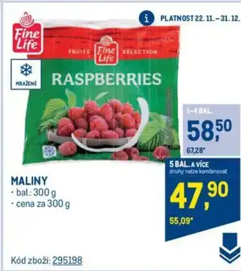 Makro MALINY nabídka