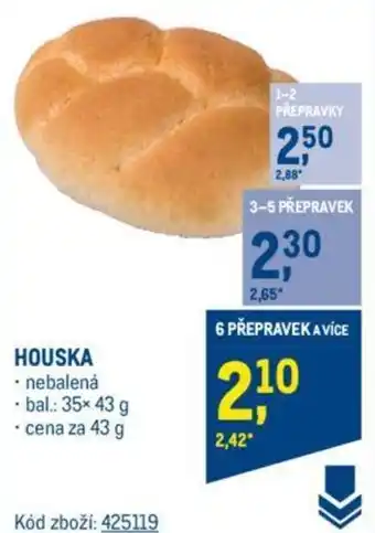 Makro HOUSKA nabídka
