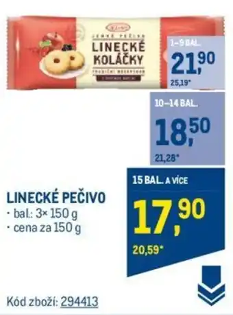 Makro LINECKÉ PEČIVO nabídka