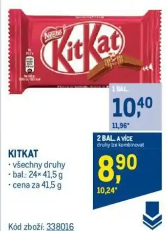 Makro KITKAT nabídka