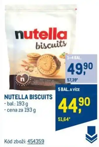 Makro NUTELLA BISCUITS nabídka
