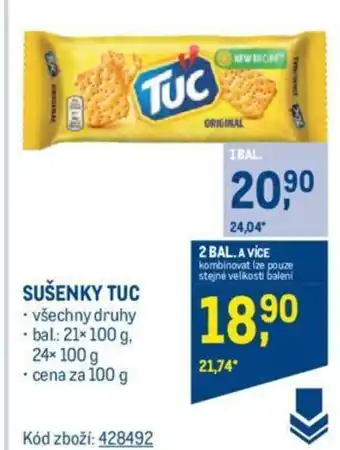 Makro SUŠENKY TUC nabídka
