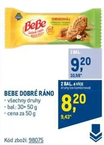 Makro BEBE DOBRÉ RÁNO nabídka