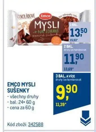 Makro EMCO MYSLI SUŠENKY nabídka