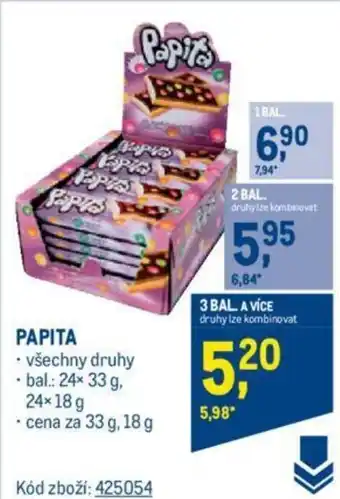 Makro PAPITA nabídka
