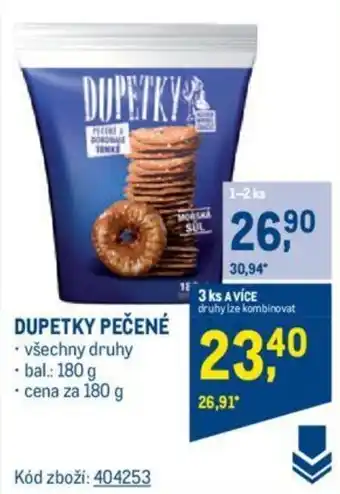 Makro DUPETKY PEČENÉ nabídka