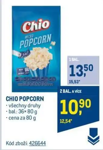 Makro CHIO POPCORN nabídka