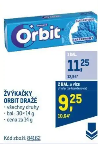 Makro ŽVÝKAČKY ORBIT DRAŽÉ nabídka
