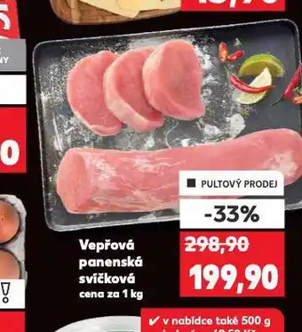 Kaufland Vepřová panenská svíčková nabídka