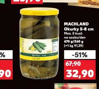 Kaufland Machland okurky nabídka
