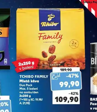 Kaufland Káva tchibo nabídka