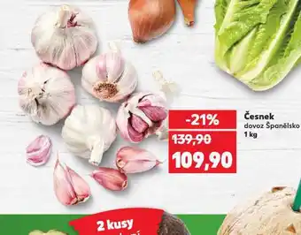 Kaufland Česnek nabídka