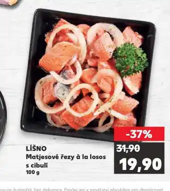 Kaufland Matjesové řezy á la losos s cibulí nabídka