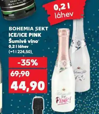 Kaufland Bohemia sekt ice nabídka