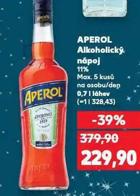 Kaufland Aperol nabídka