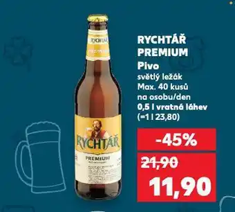 Kaufland Pivo rychtář nabídka