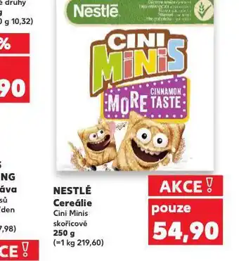 Kaufland Nestlé dětské cereálie nabídka