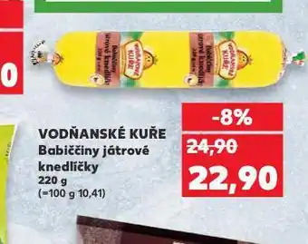 Kaufland Babiččiny játrové knedlíčky nabídka