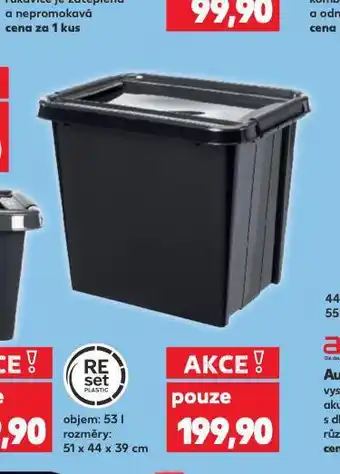 Kaufland Úložný box s víkem nabídka