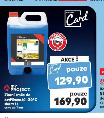 Kaufland Zimní směs do ostřikovačů nabídka