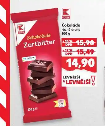 Kaufland Čokoláda nabídka
