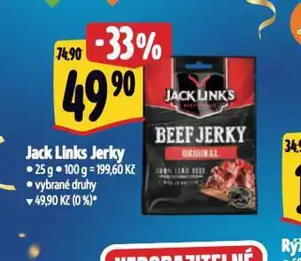 Albert Jack links beef jerky nabídka