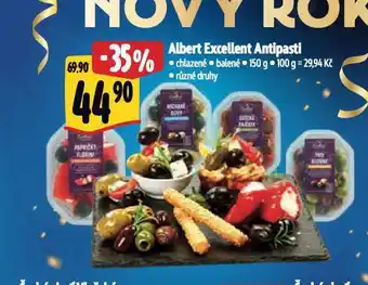 Albert Antipasti nabídka