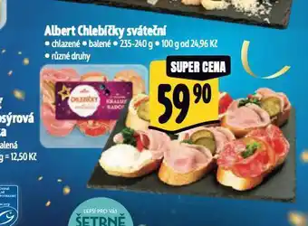 Albert Chlebíčky sváteční nabídka
