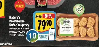 Albert Bio kuřecí nugetky nabídka