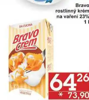 Jip Bravo rostlinný krém na vaření 23%, 1 l nabídka