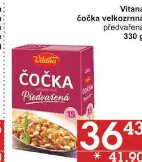 Jip Vitana čočka velkozrnná předvařená, 330 g nabídka