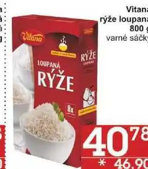 Jip Vitana rýže loupana, 800 g varné sáčky nabídka