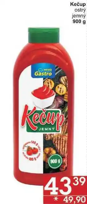 Jip Kečup ostrý jemný, 900 g nabídka