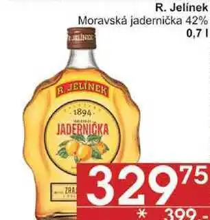 Jip R. jelínek moravská jadernička 42%, 0,7 l nabídka