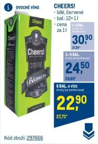 Makro CHEERS! nabídka