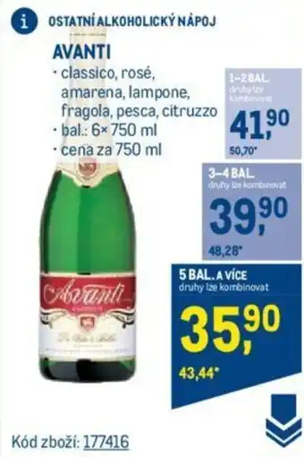 Makro AVANTI nabídka