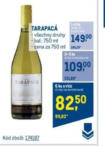 Makro TARAPACÁ nabídka