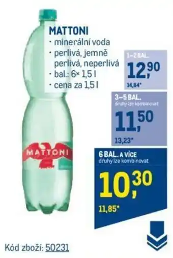 Makro MATTONI nabídka